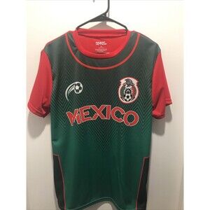 Mexico National Soccer Football Team Jersey Green Mens Medium Fast Action NWOT